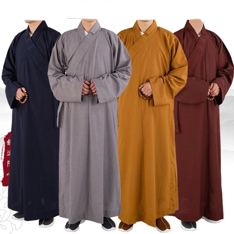 2023 Pakaian  ߱ ֹ  Untuk Pakaian Biksu Buddha Untuk Pria Dewasa Gaun Meditasi Haiqing